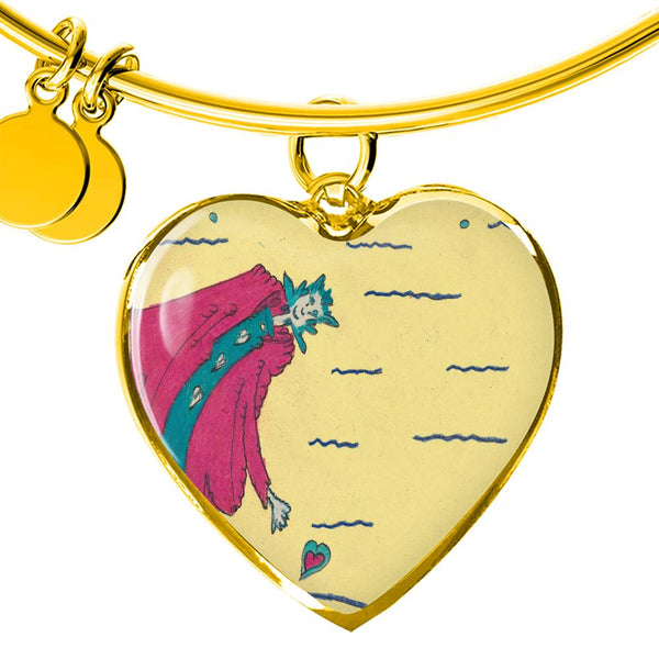 Never Lose Heart (Noble Queen of Hearts), Heart Bangle.