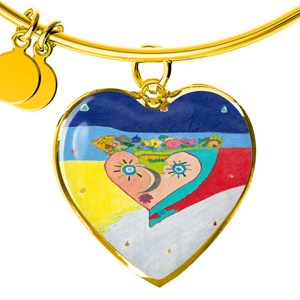 Cosmic Heart (2nd Edition) Heart Bangle.