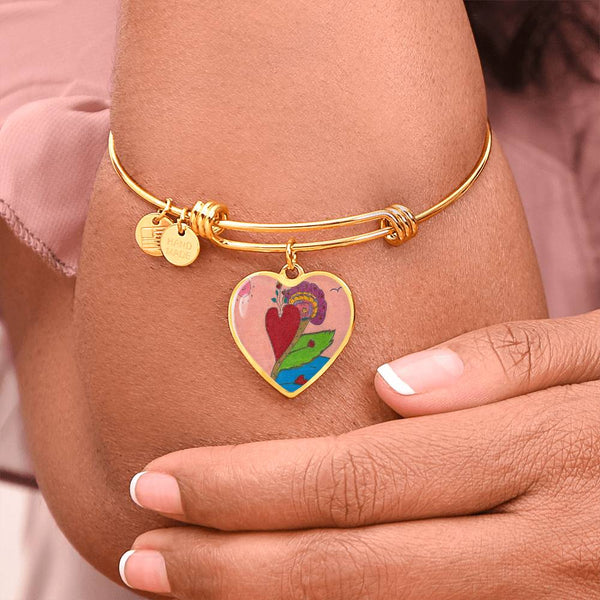 Upright in Heart (My Valentine's), Heart Bangle.