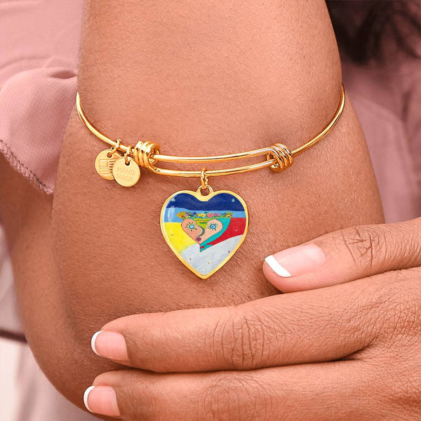 Cosmic Heart (2nd Edition) Heart Bangle.