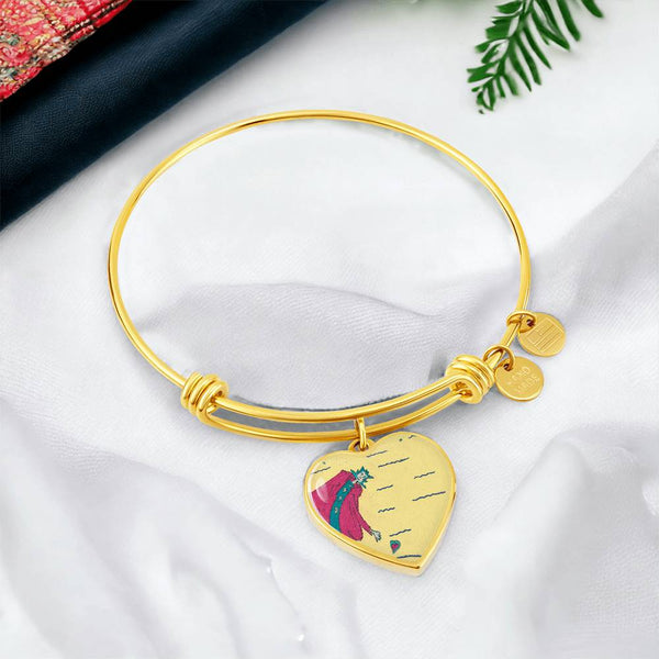 Never Lose Heart (Noble Queen of Hearts), Heart Bangle.