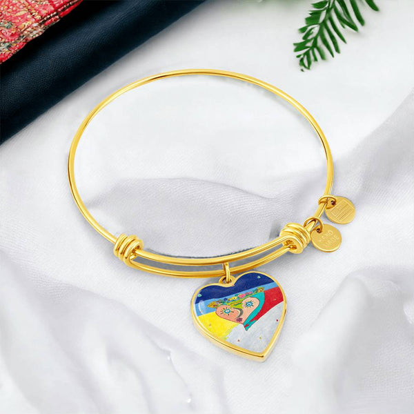 Cosmic Heart (2nd Edition) Heart Bangle.