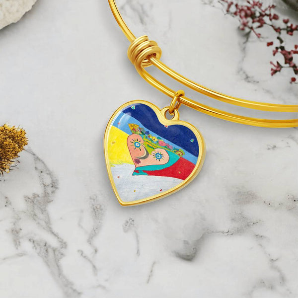 Cosmic Heart (2nd Edition) Heart Bangle.