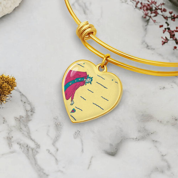 Never Lose Heart (Noble Queen of Hearts), Heart Bangle.