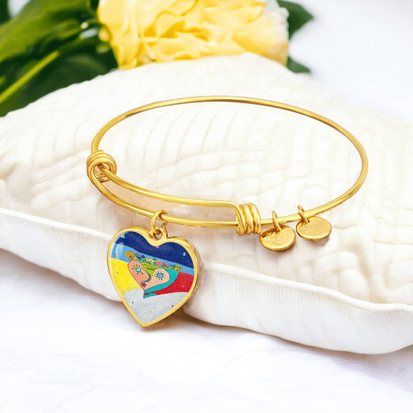 Cosmic Heart (2nd Edition) Heart Bangle.