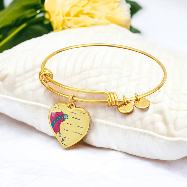 Never Lose Heart (Noble Queen of Hearts), Heart Bangle.