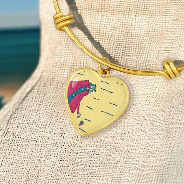 Never Lose Heart (Noble Queen of Hearts), Heart Bangle.