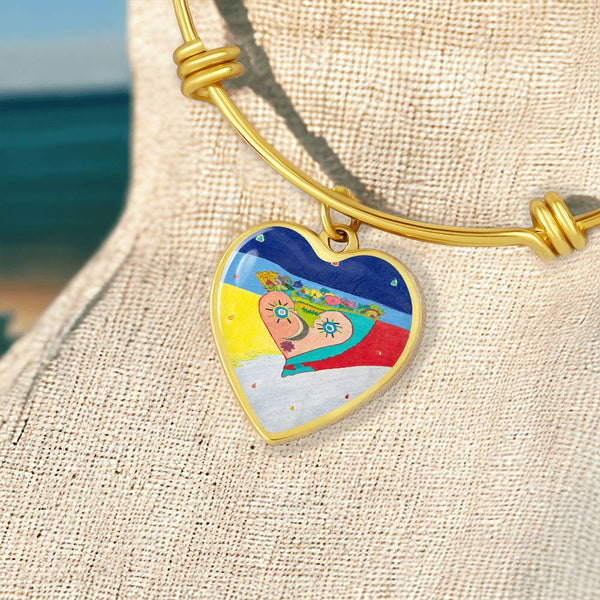 Cosmic Heart (2nd Edition) Heart Bangle.