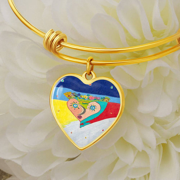 Cosmic Heart (2nd Edition) Heart Bangle.
