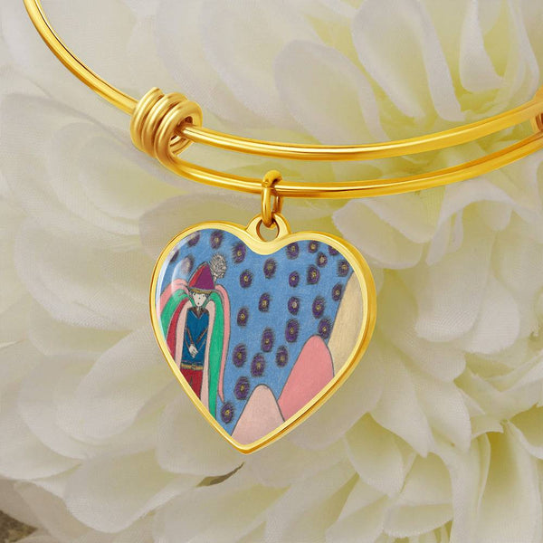 Bright Side Angel, Heart Bangle