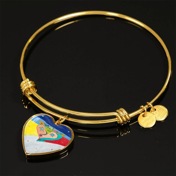 Cosmic Heart (2nd Edition) Heart Bangle.