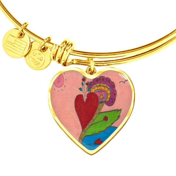 Upright in Heart (My Valentine's), Heart Bangle.