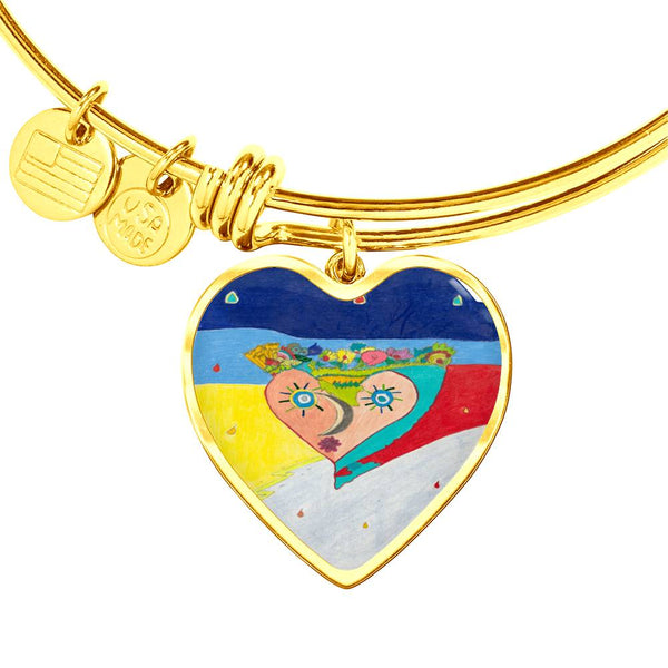 Cosmic Heart (2nd Edition) Heart Bangle.