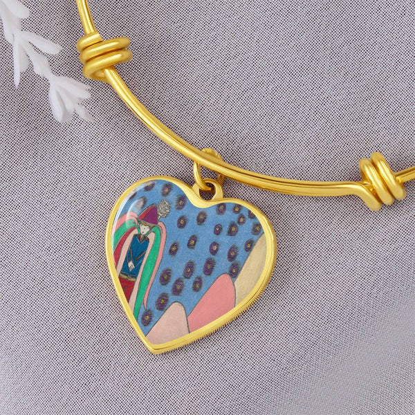 Bright Side Angel, Heart Bangle