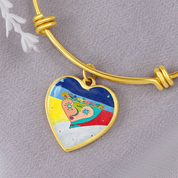 Cosmic Heart (2nd Edition) Heart Bangle.