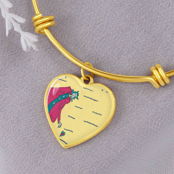 Never Lose Heart (Noble Queen of Hearts), Heart Bangle.