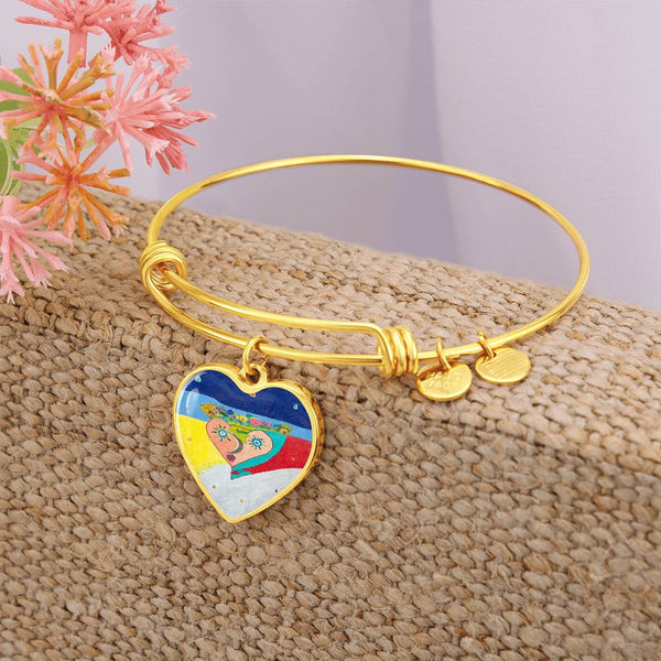 Cosmic Heart (2nd Edition) Heart Bangle.