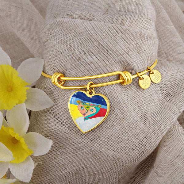 Cosmic Heart (2nd Edition) Heart Bangle.