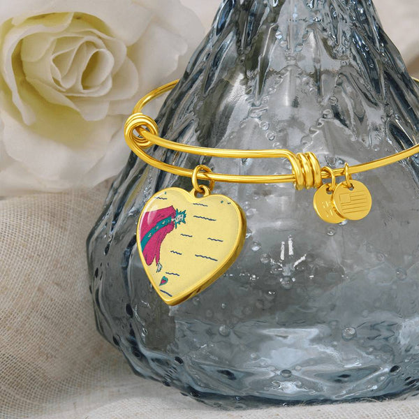 Never Lose Heart (Noble Queen of Hearts), Heart Bangle.