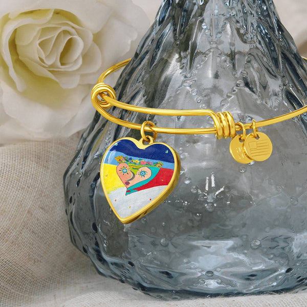 Cosmic Heart (2nd Edition) Heart Bangle.
