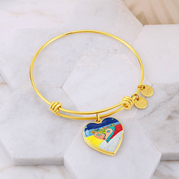 Cosmic Heart (2nd Edition) Heart Bangle.