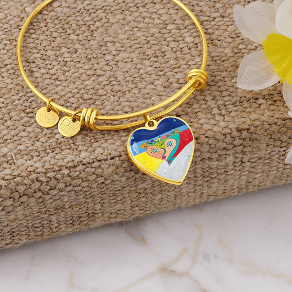 Cosmic Heart (2nd Edition) Heart Bangle.