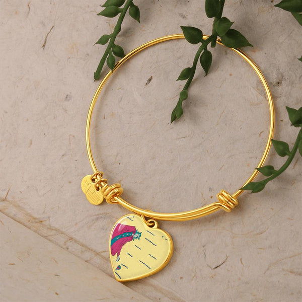 Never Lose Heart (Noble Queen of Hearts), Heart Bangle.