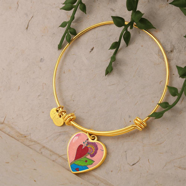 Upright in Heart (My Valentine's), Heart Bangle.