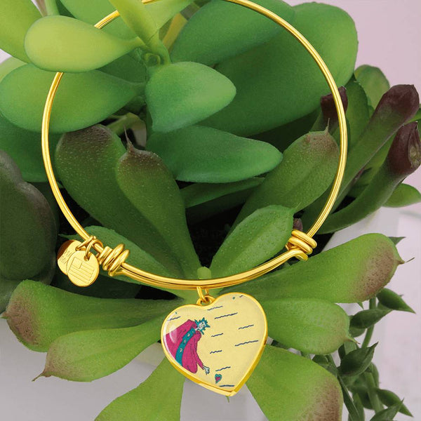 Never Lose Heart (Noble Queen of Hearts), Heart Bangle.