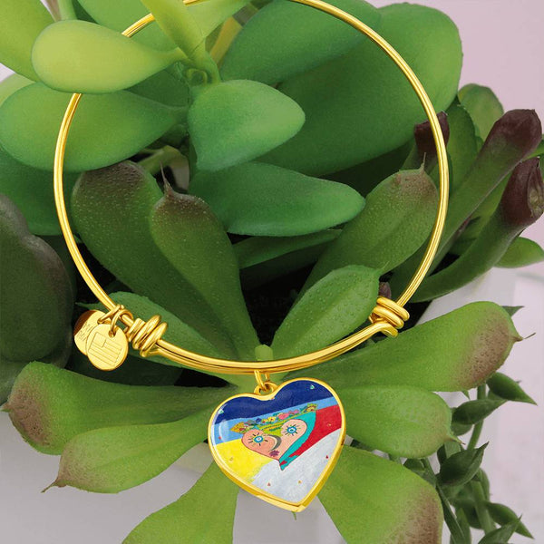 Cosmic Heart (2nd Edition) Heart Bangle.