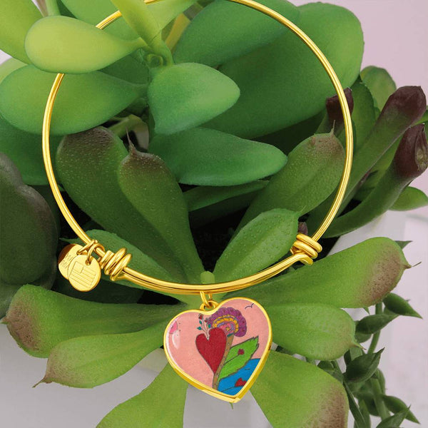 Upright in Heart (My Valentine's), Heart Bangle.