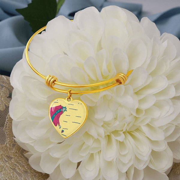 Never Lose Heart (Noble Queen of Hearts), Heart Bangle.