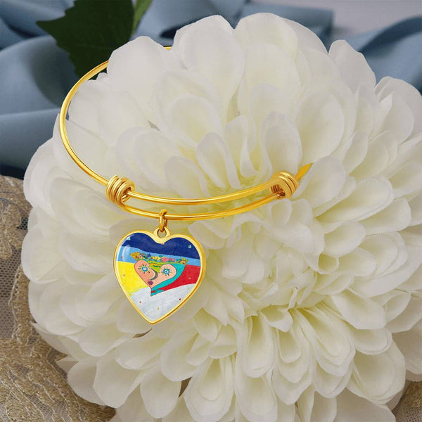Cosmic Heart (2nd Edition) Heart Bangle.