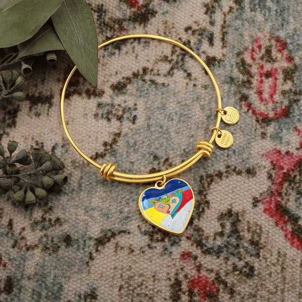 Cosmic Heart (2nd Edition) Heart Bangle.
