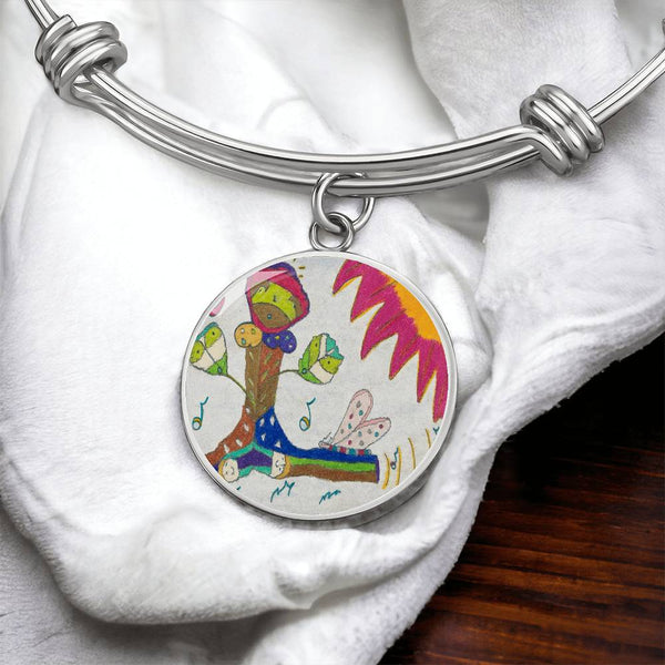 Tree Stump (Growing up-Renewal) Circle Bangle