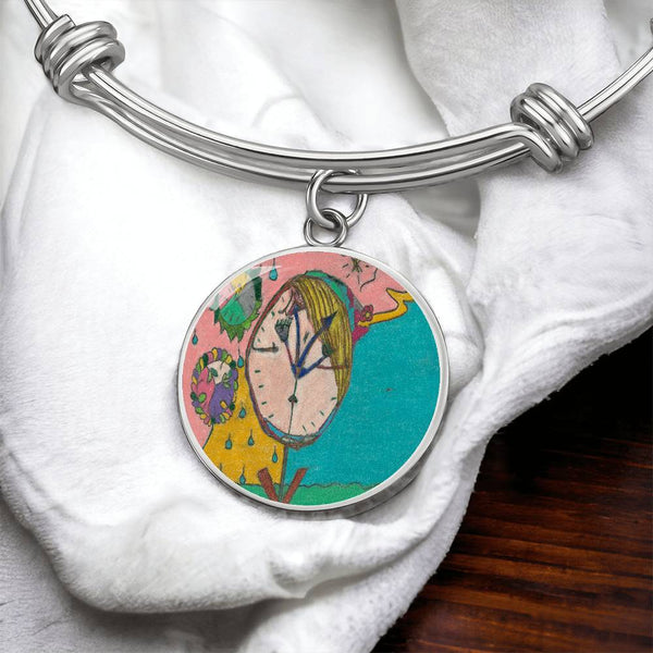 Wake Up (Timekeeper) Circle Bangle