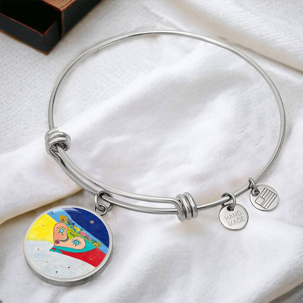 Cosmic Heart (2nd Edition) Circle Bangle.