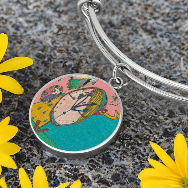 Wake Up (Timekeeper) Circle Bangle