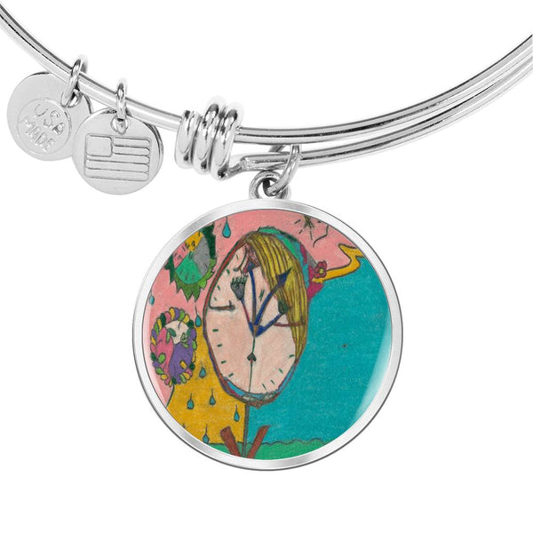 Wake Up (Timekeeper) Circle Bangle