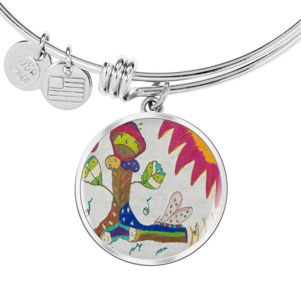 Tree Stump (Growing up-Renewal) Circle Bangle