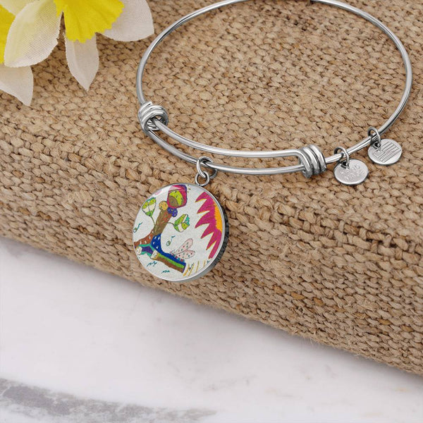 Tree Stump (Growing up-Renewal) Circle Bangle