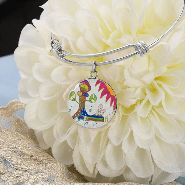 Tree Stump (Growing up-Renewal) Circle Bangle