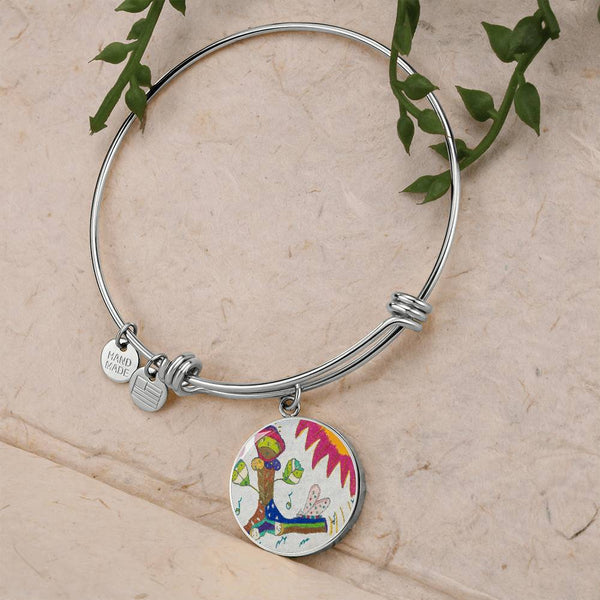 Tree Stump (Growing up-Renewal) Circle Bangle