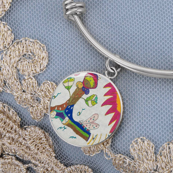 Tree Stump (Growing up-Renewal) Circle Bangle