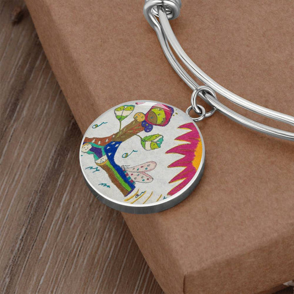 Tree Stump (Growing up-Renewal) Circle Bangle