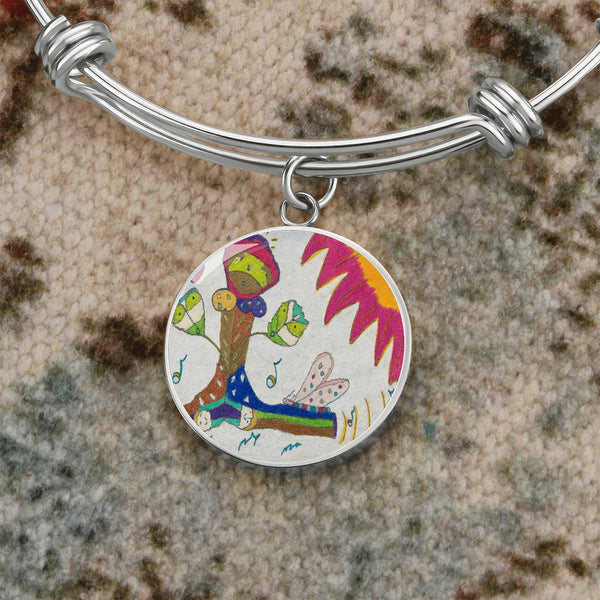 Tree Stump (Growing up-Renewal) Circle Bangle