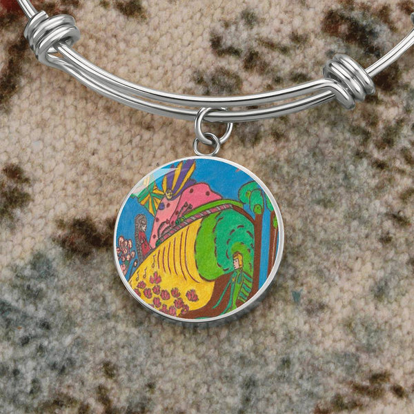 Whimsical Wonderland, Circle Bangle.