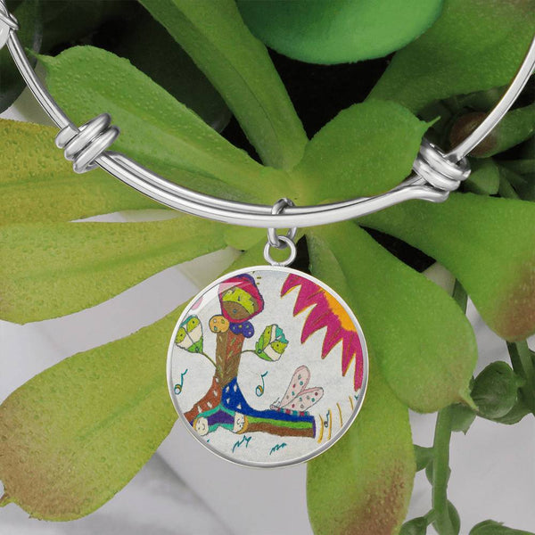 Tree Stump (Growing up-Renewal) Circle Bangle