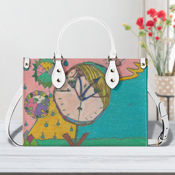 Wake Up (Timekeeper) Multiple Sizes Upgraded Luxury Women PU Leather Handbag