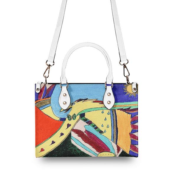 Free As A Bird, Multiple Sizes Upgraded Luxury Women PU Leather Handbag